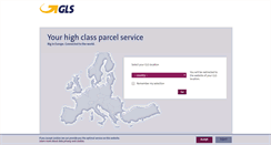 Desktop Screenshot of gls-group.eu