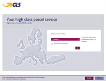 Tablet Screenshot of gls-group.eu